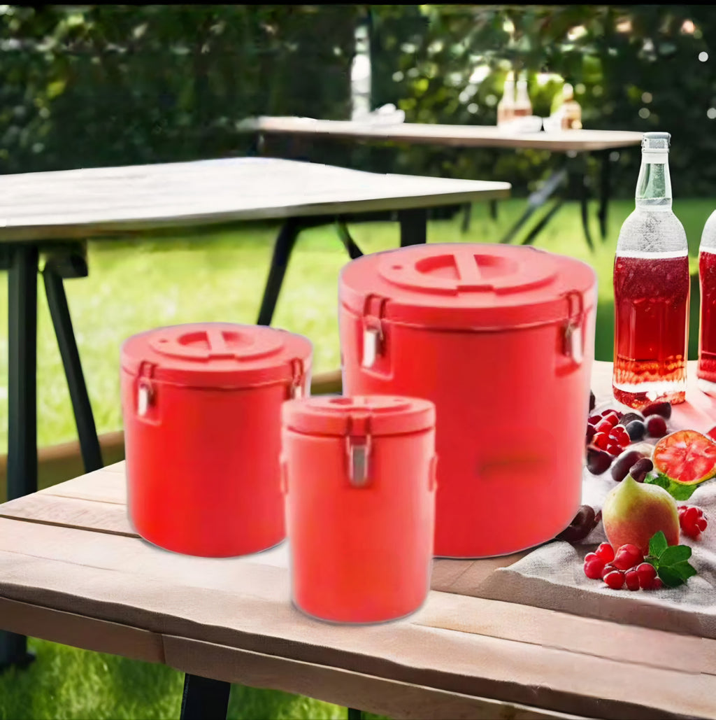 3 piece food warmer and cooler box