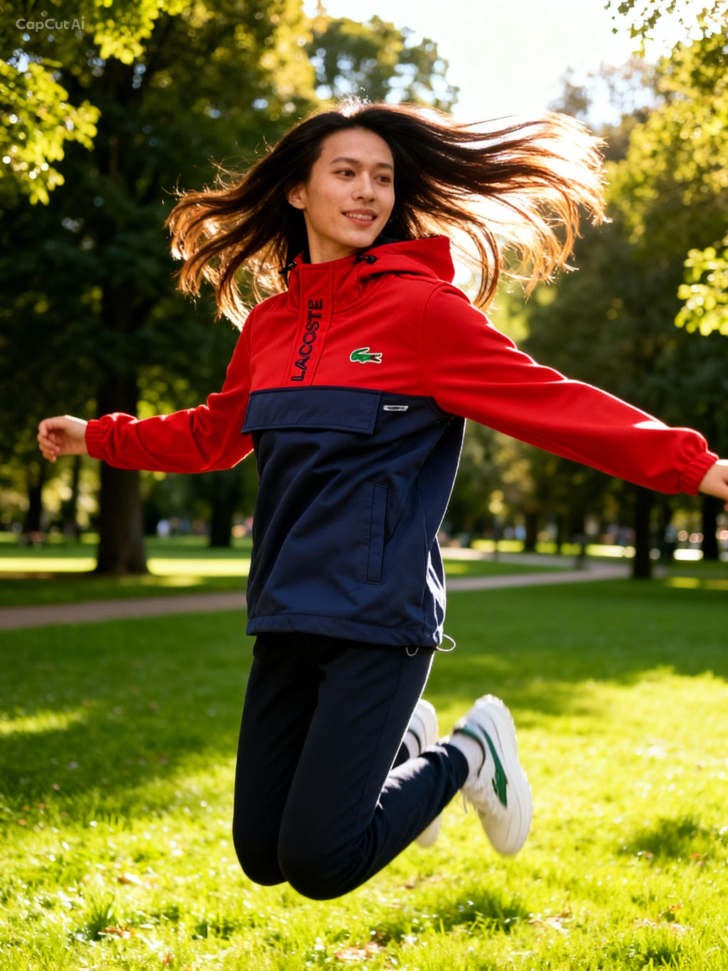 Men's hooded windbreaker Jacket