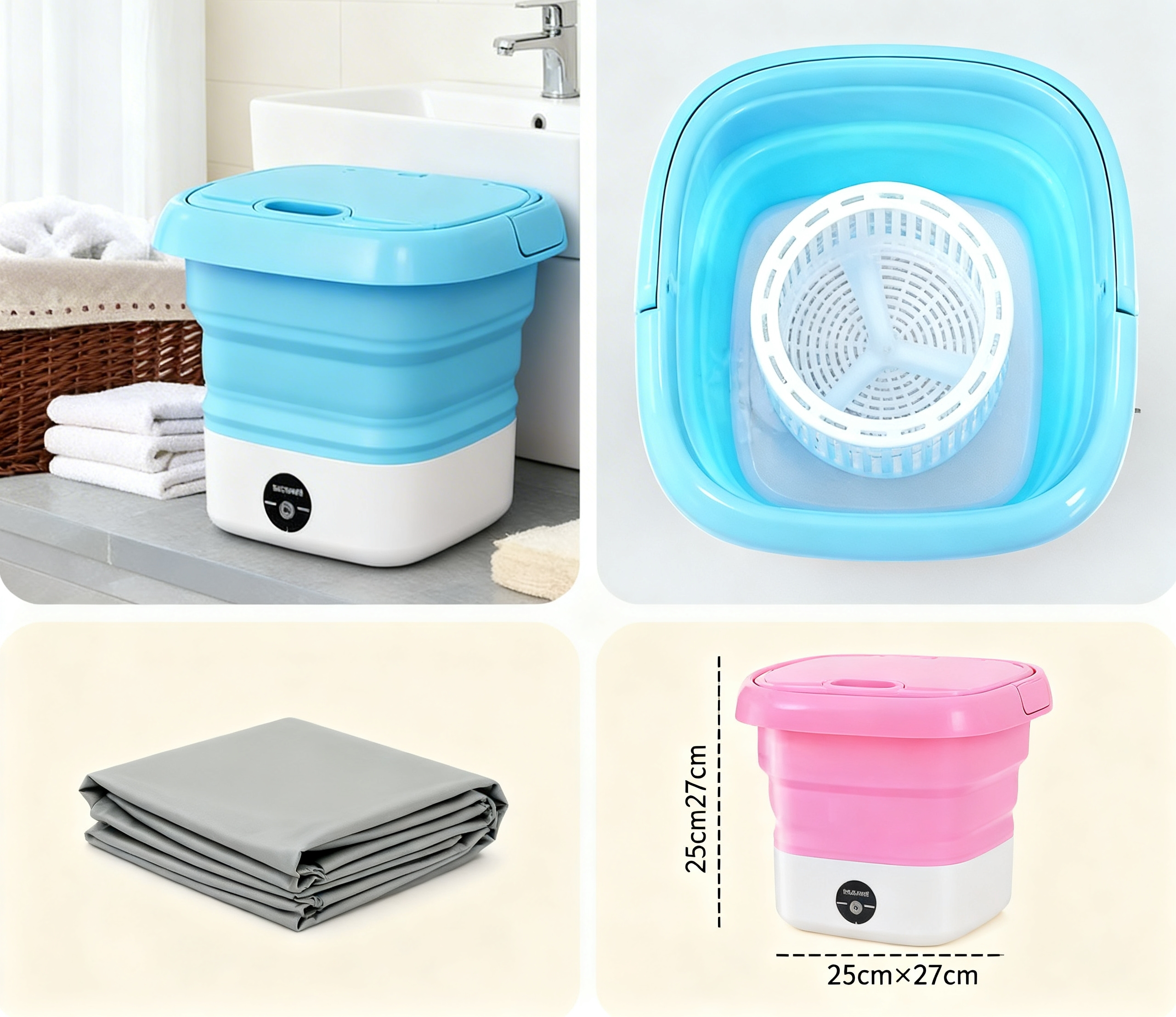 Portable Mini, Washer. Laundry washer