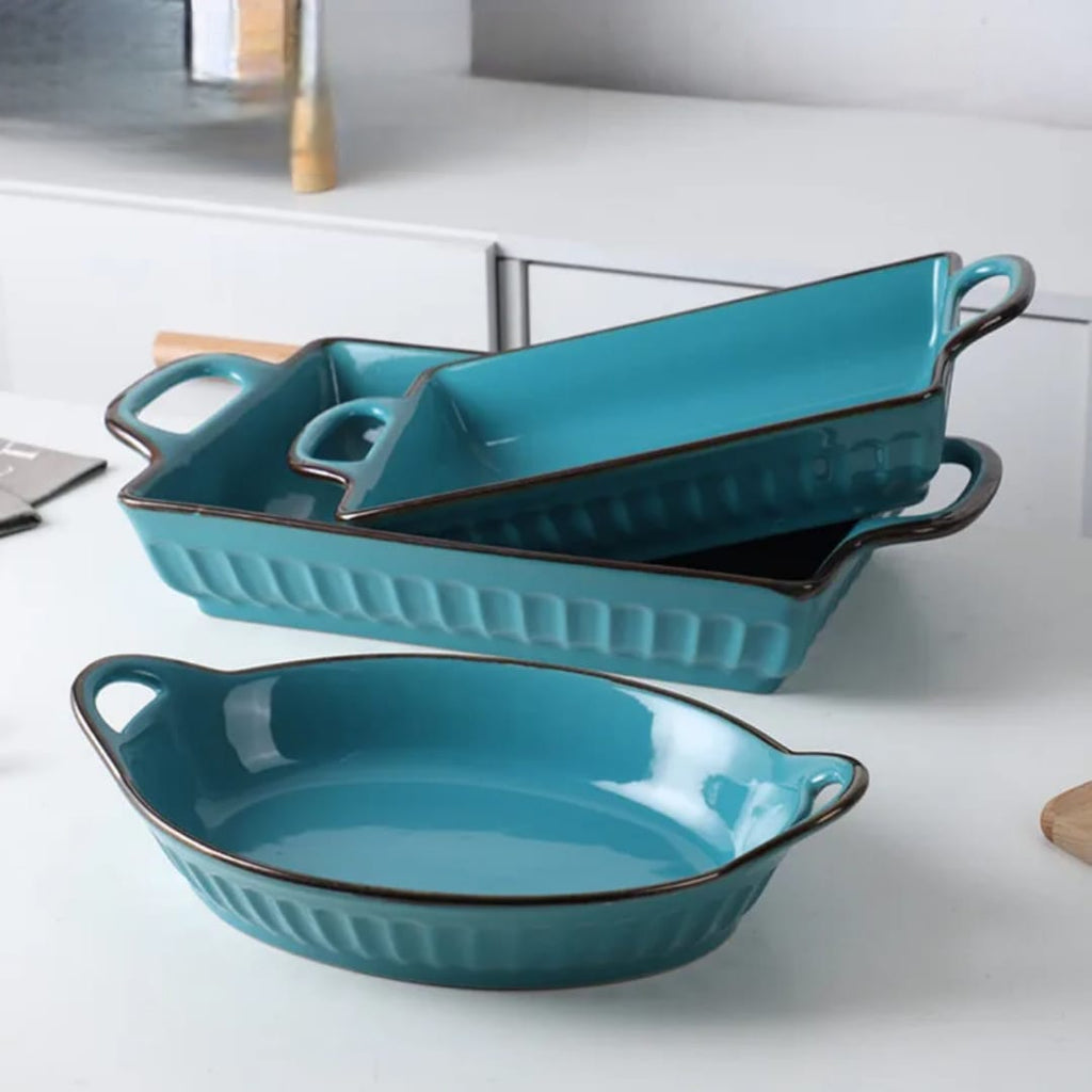 3 piece bakeware set, casserole dish