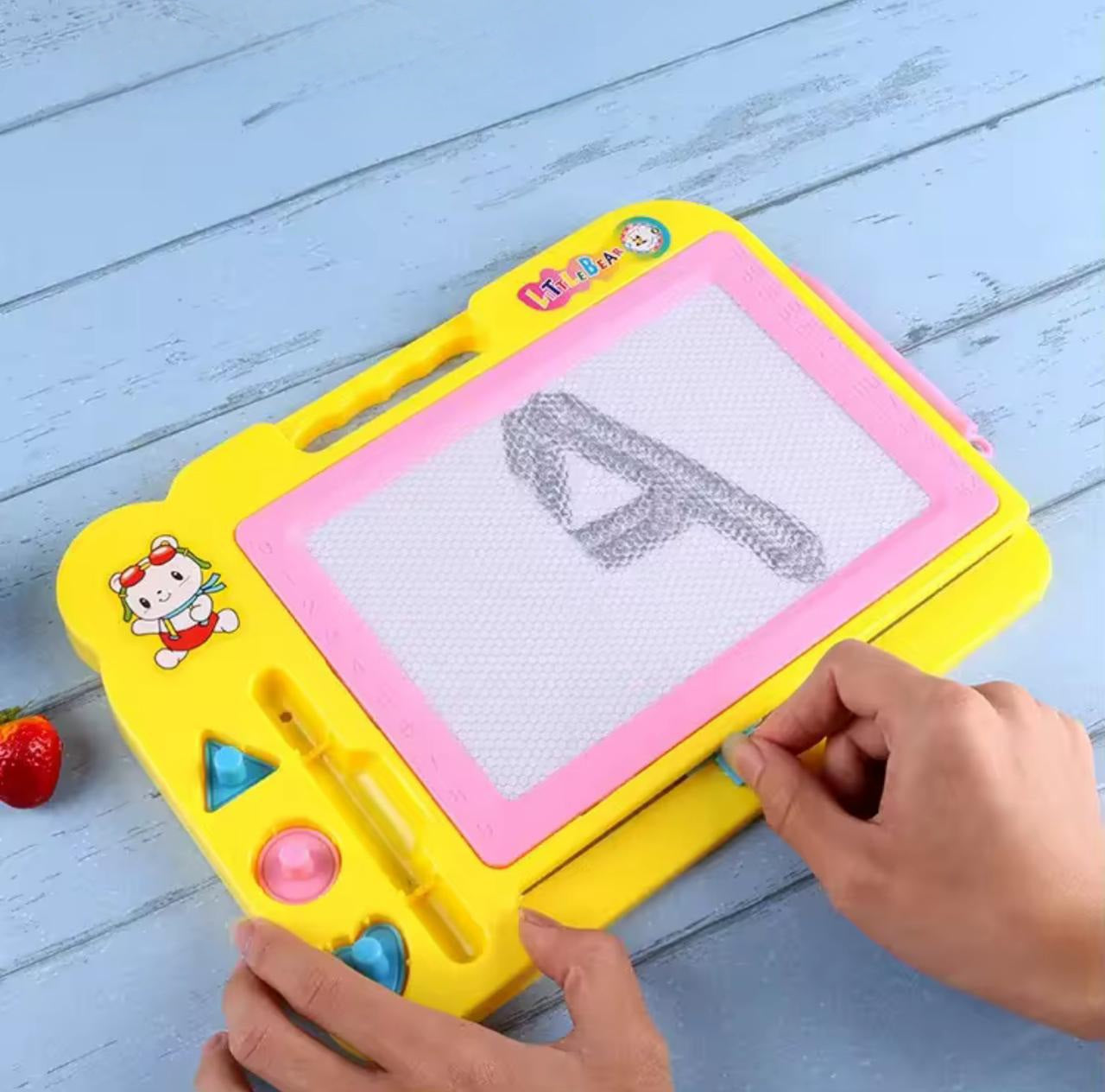 Kids magnetic, educational drawing board