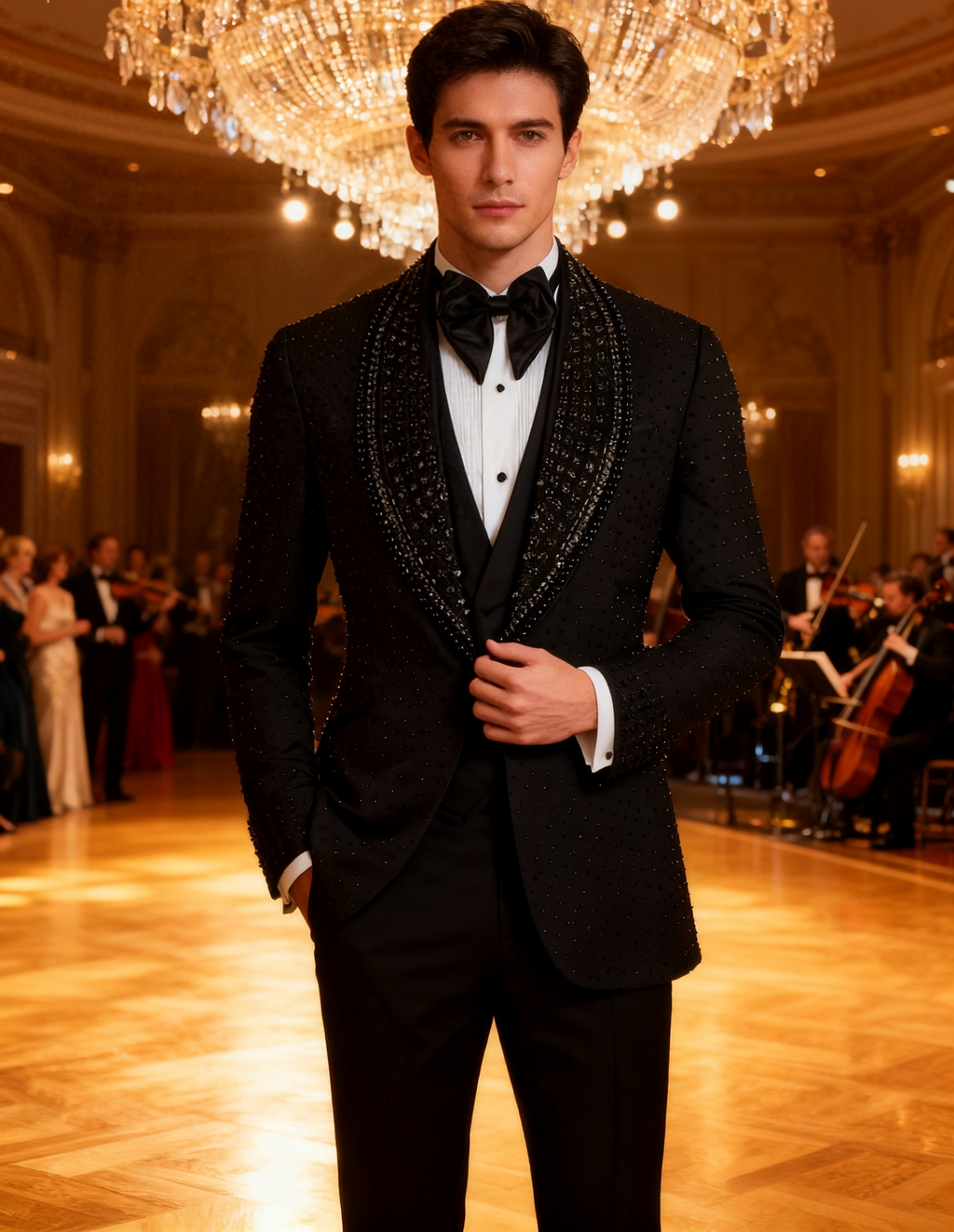 Liam Michael Black Label tuxedo