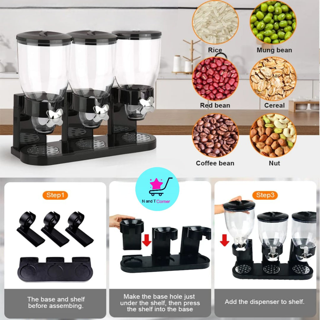 Triple Cereal Dispenser