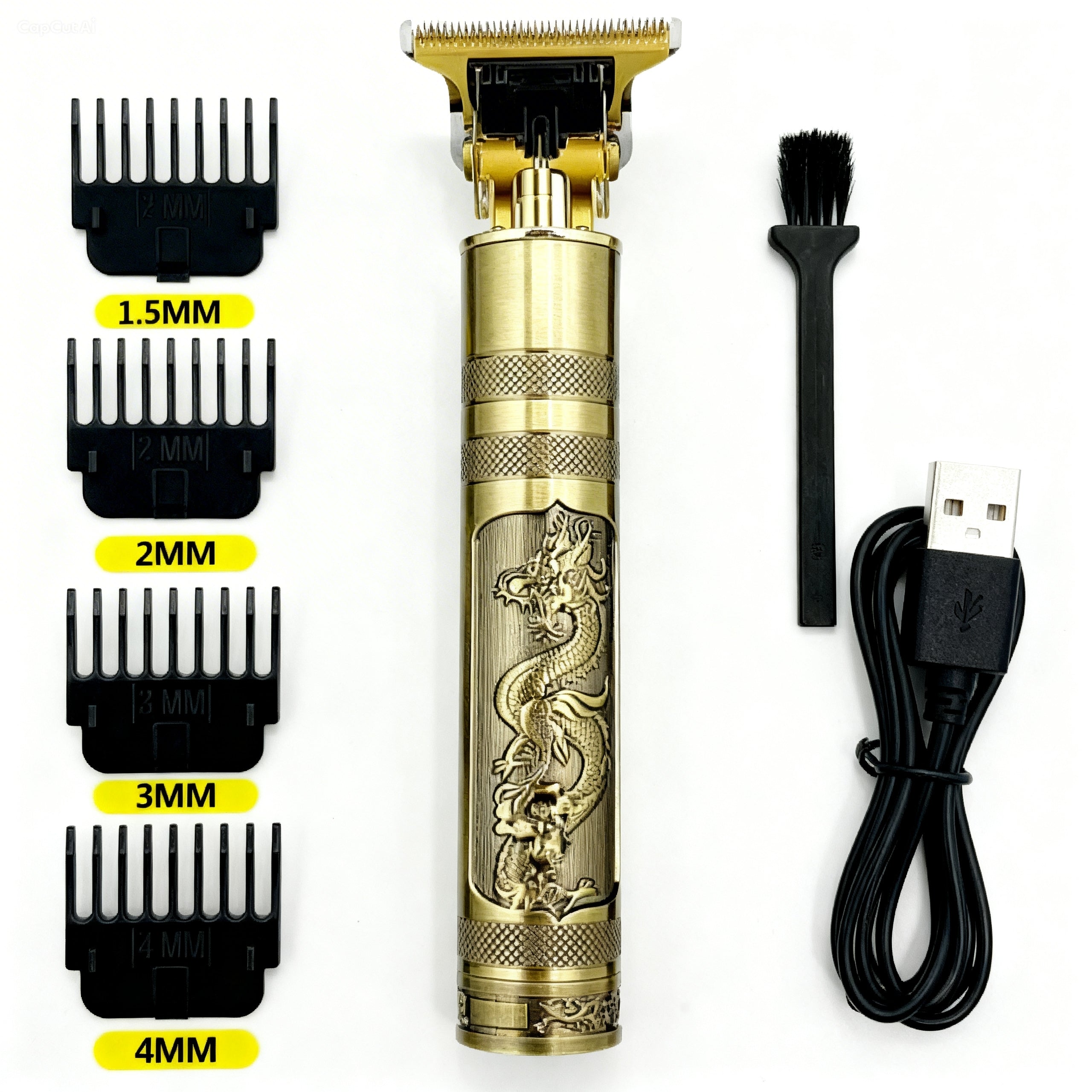 Vintage T9 professional multifuntional hair clipper and trimmer set.