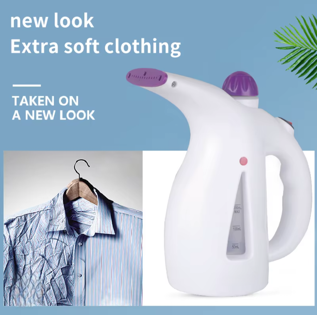 Two in 1 laundry and facial steamer