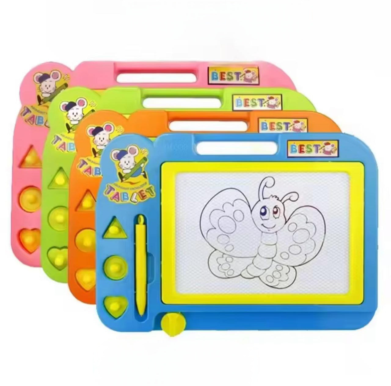 Kids magnetic, educational drawing board