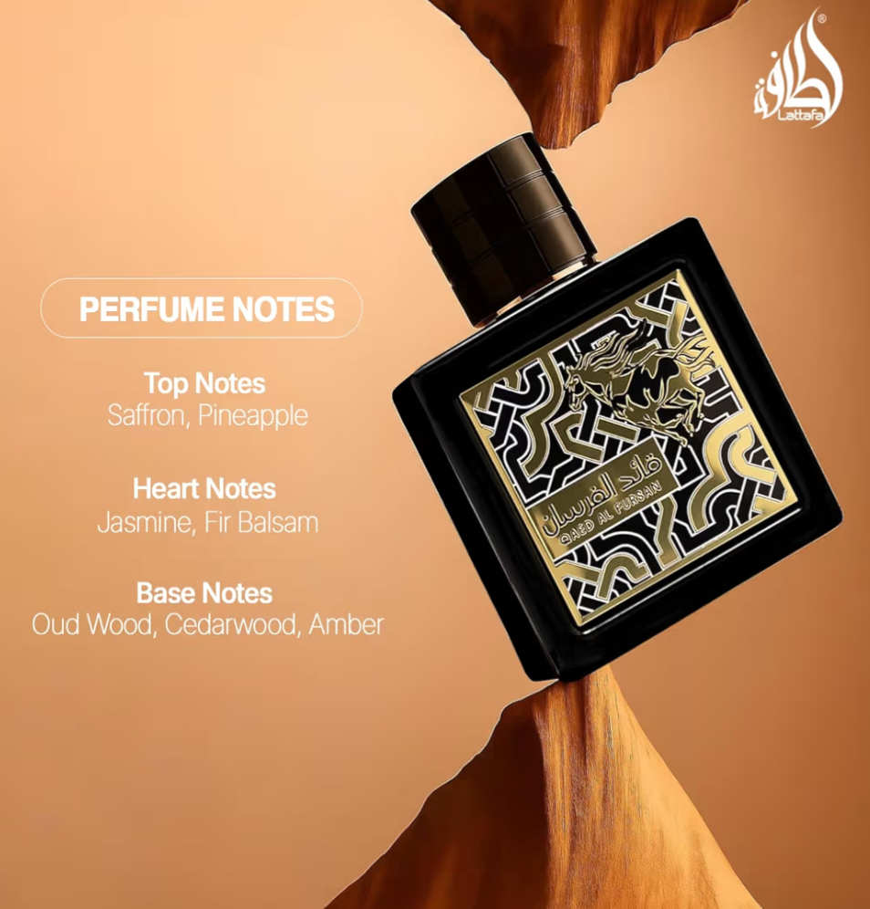 Qaed Al Fursan by Lattafa for Men 3.4 oz EDP Spray