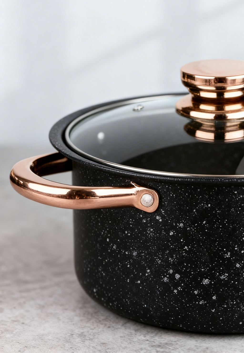 Non-stick granite coated cookware set
