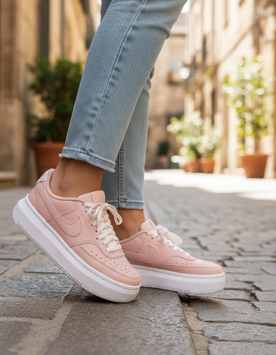 Women's Court Vision Alta sneakers in Pink