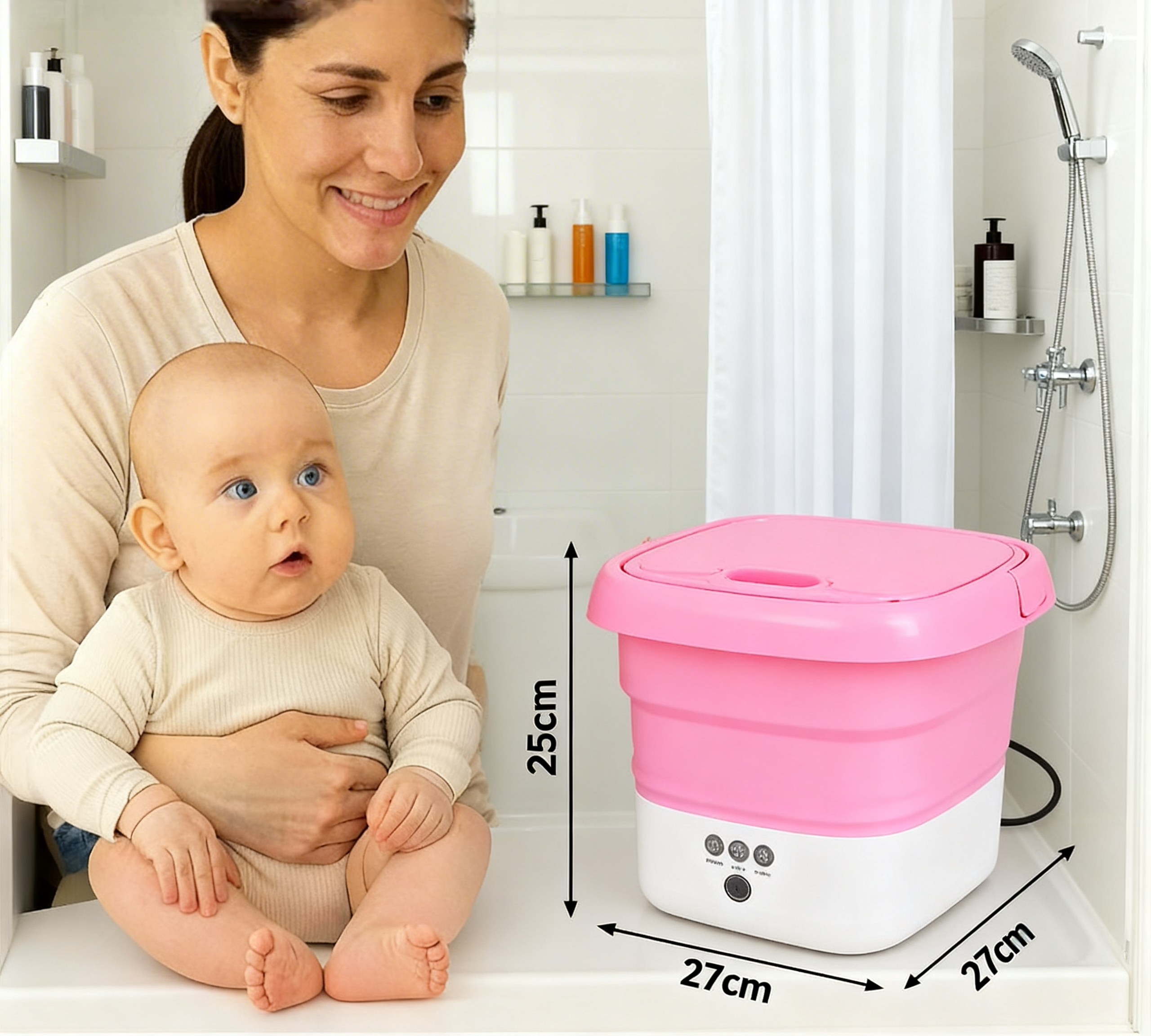 Portable Mini, Washer. Laundry washer