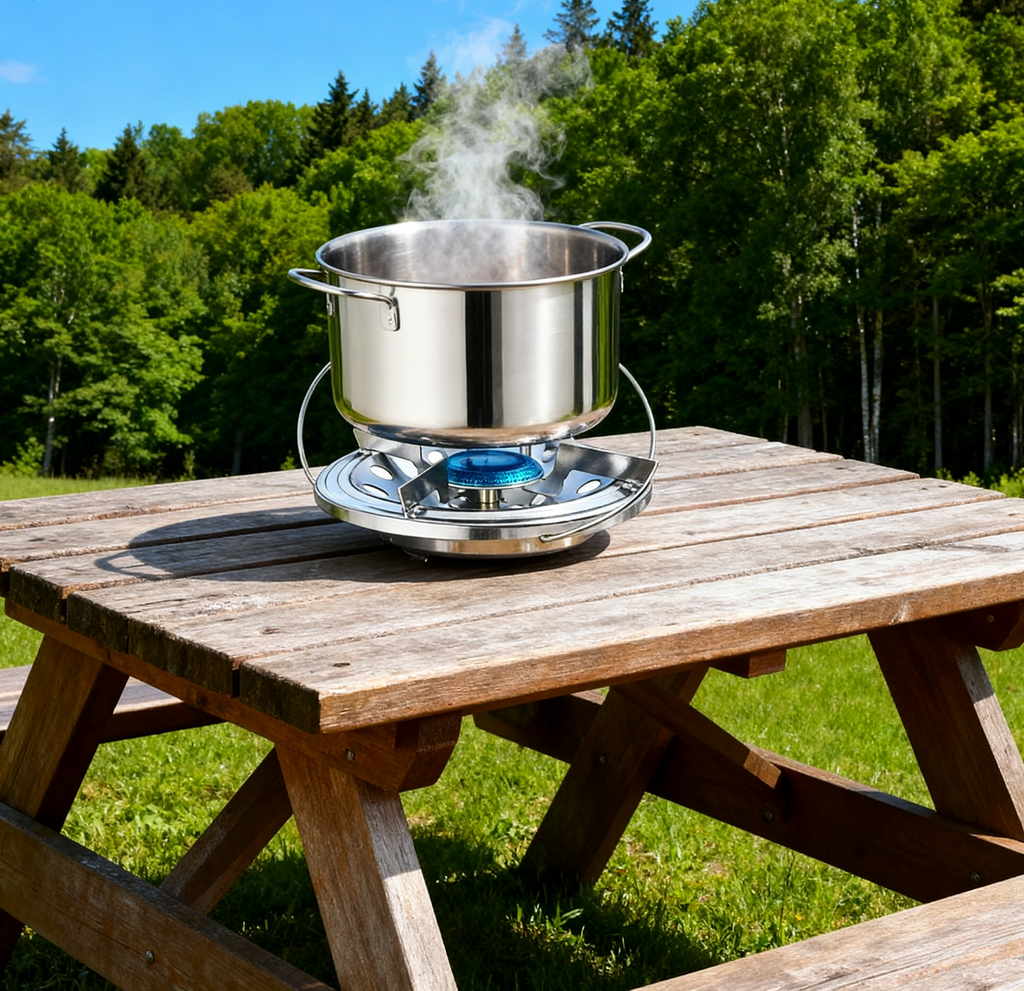 portable camping gas stove burner top