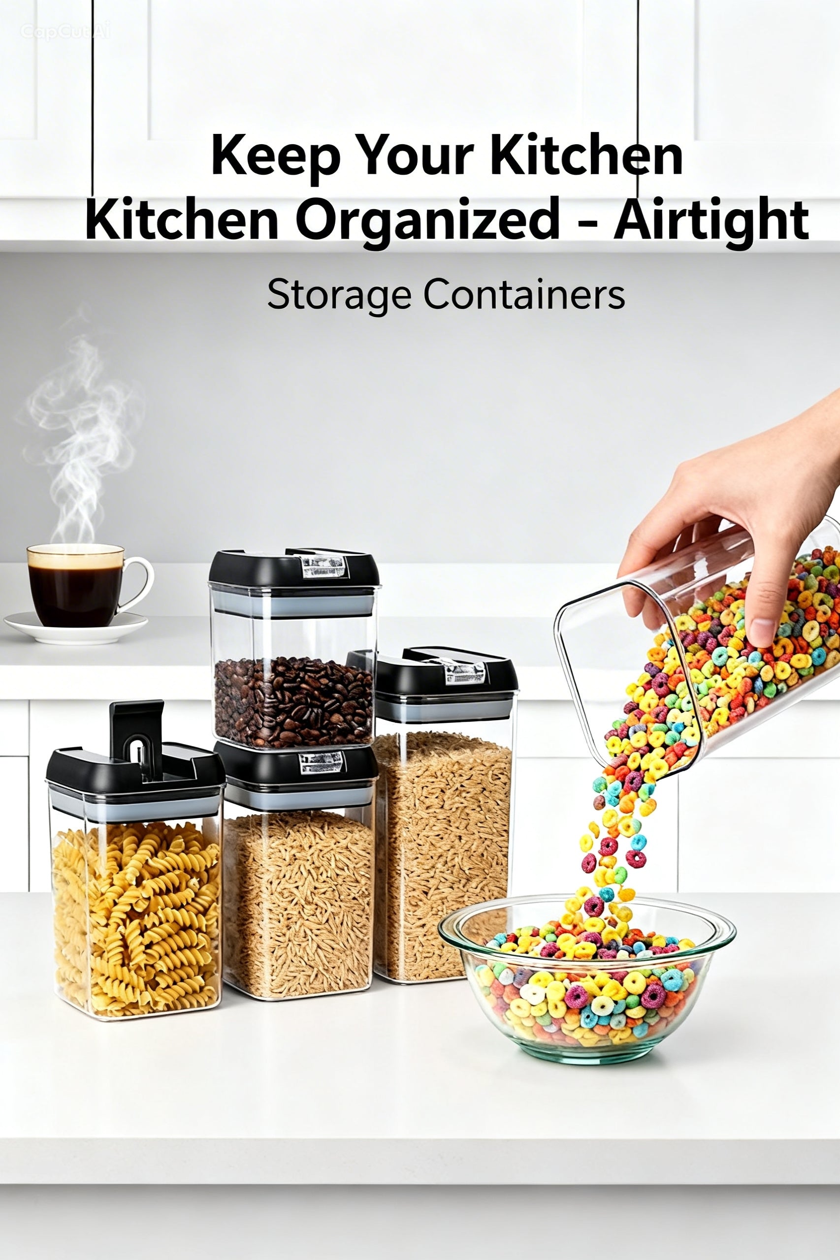 7-piece airtight food storage containers set