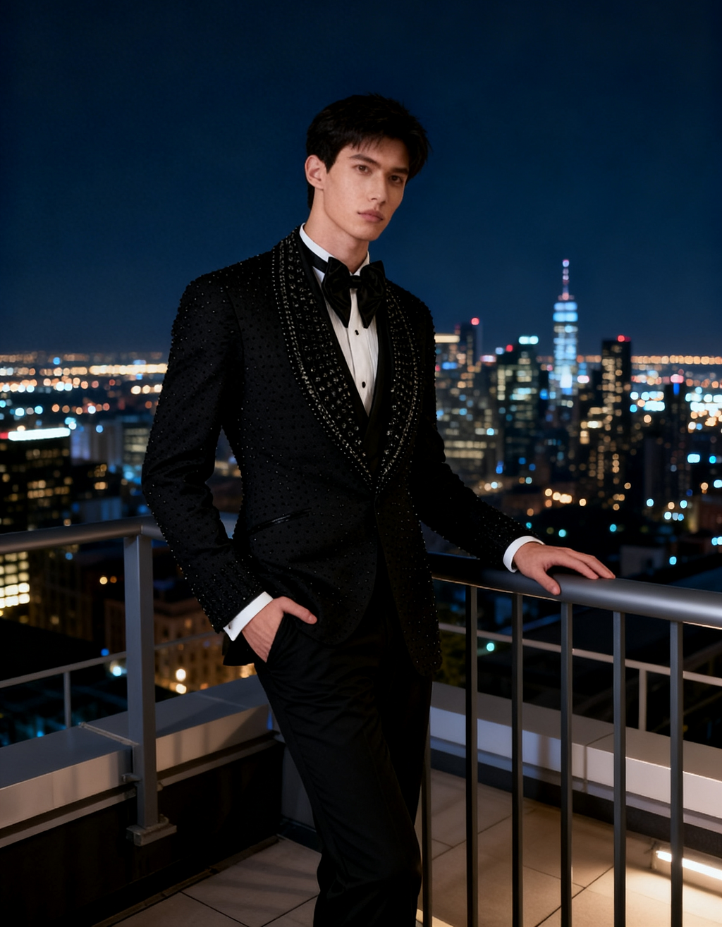 Liam Michael Black Label tuxedo