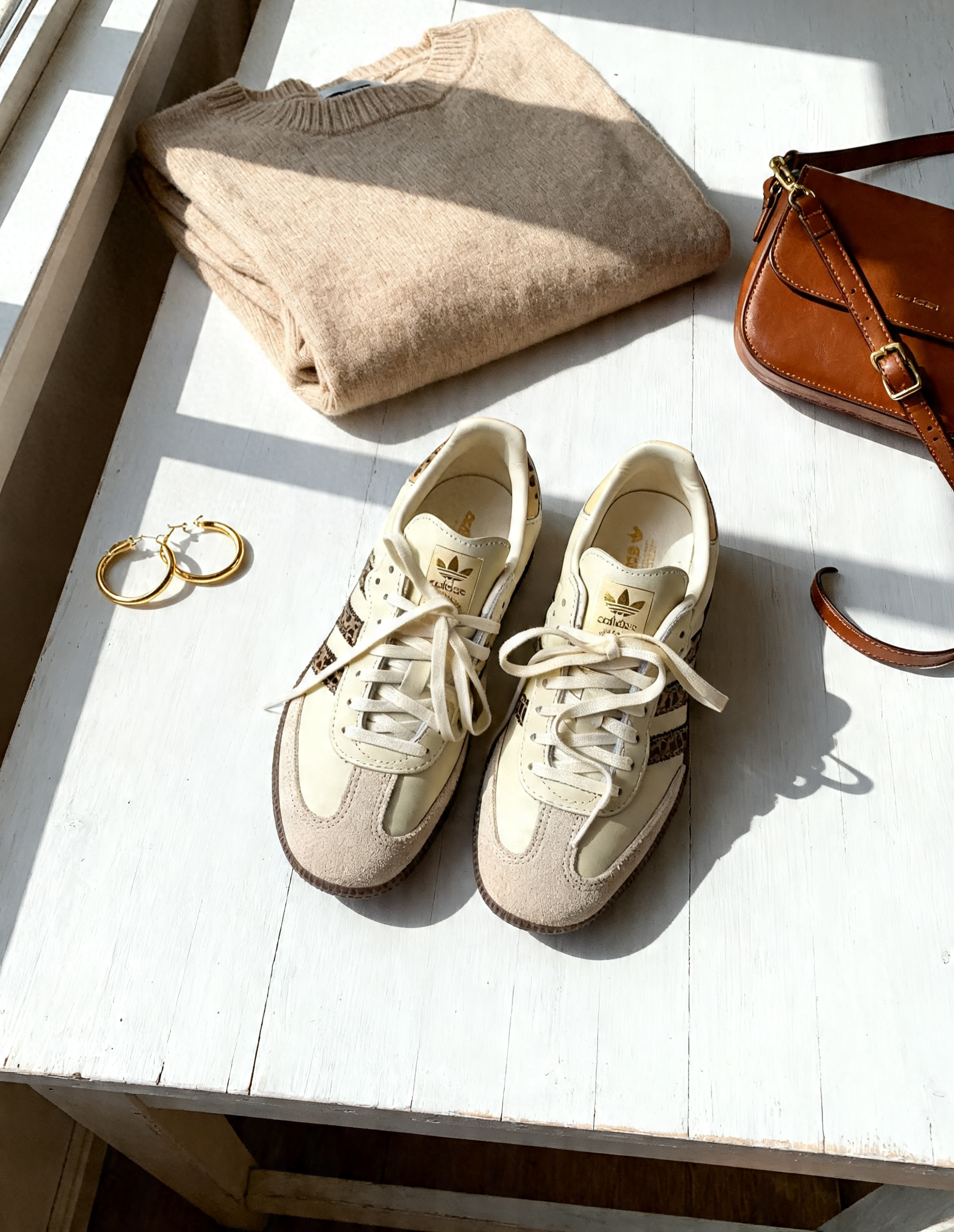 Samba Sneakers, leopard print
