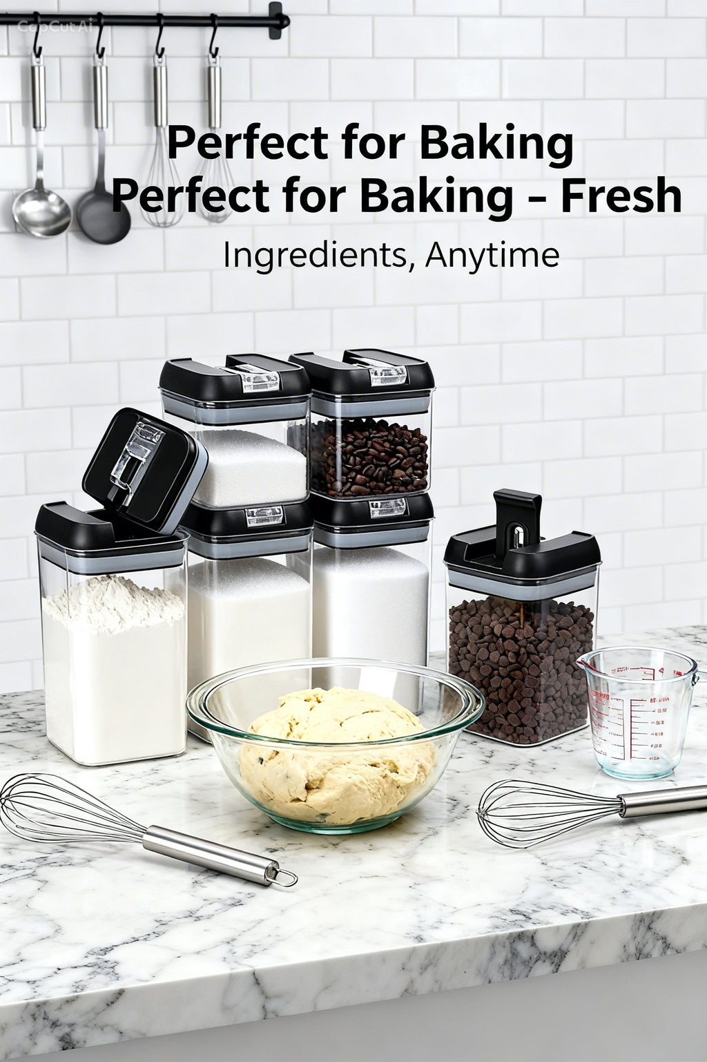 7-piece airtight food storage containers set