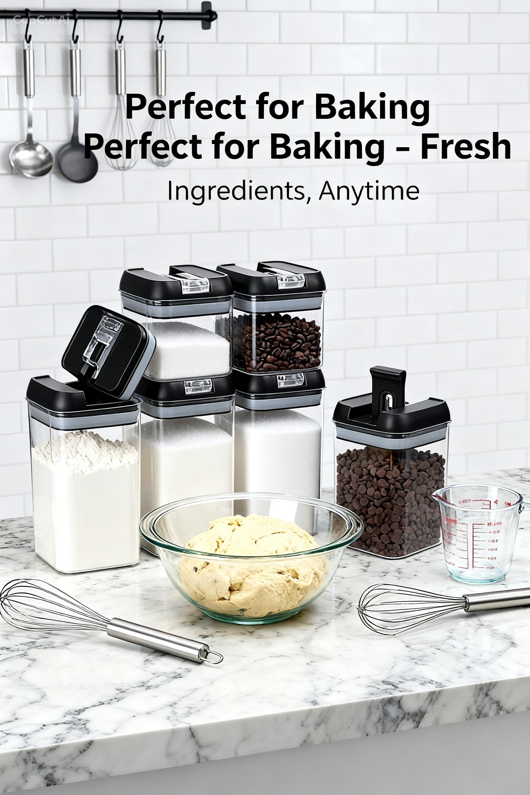 7-piece airtight food storage containers set