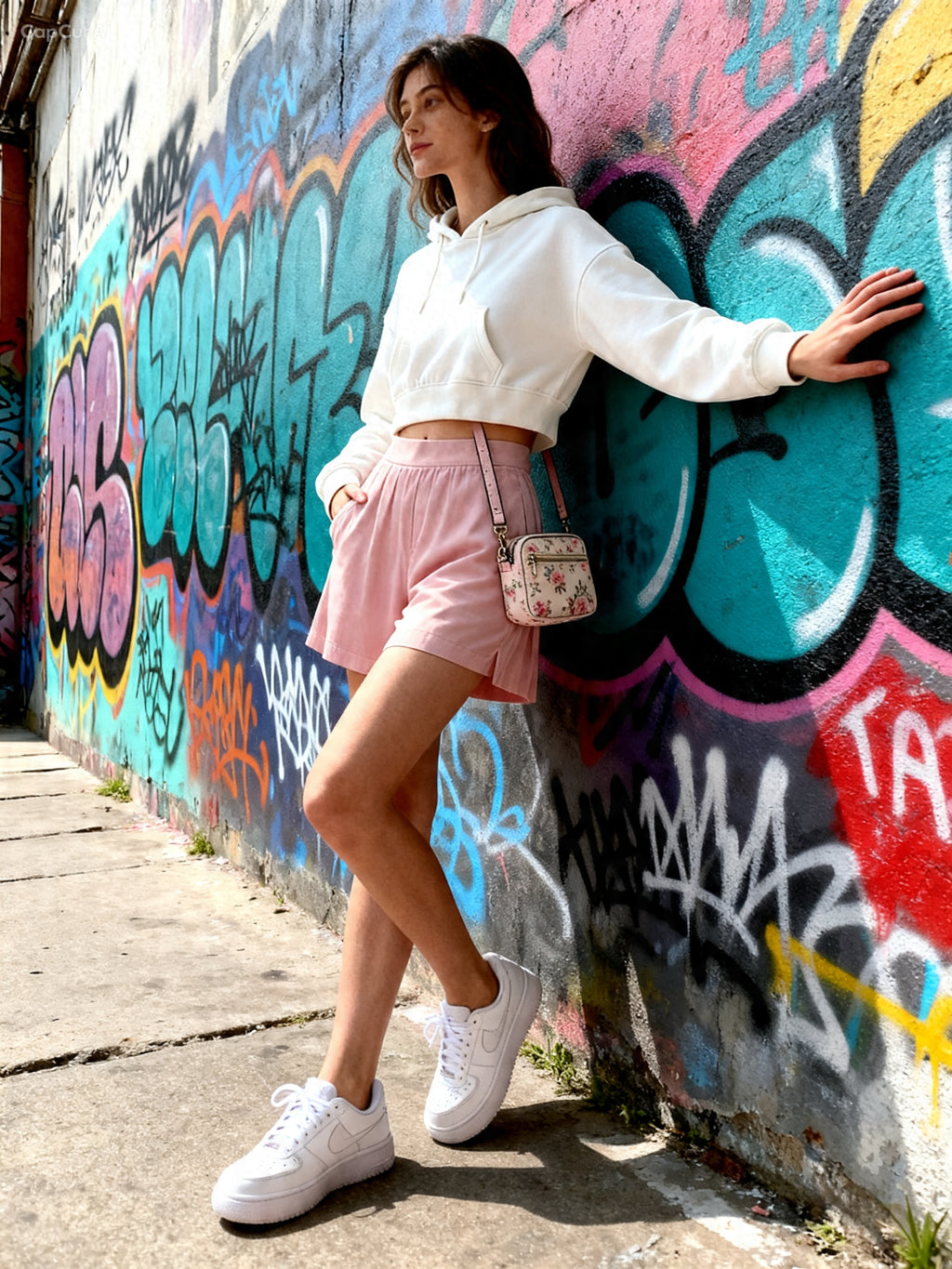Court Vision Alta sneakers in white
