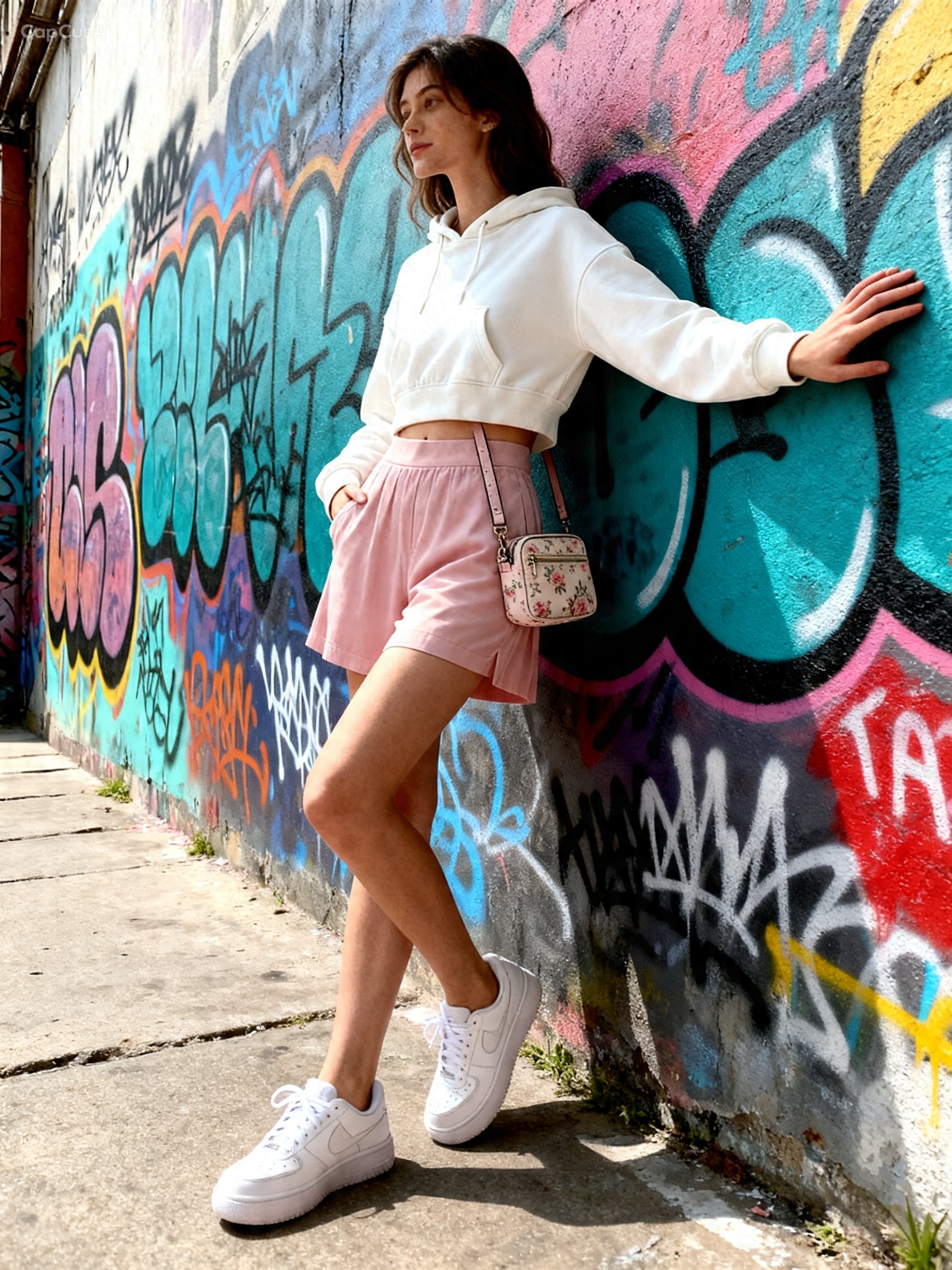Court Vision Alta sneakers in white