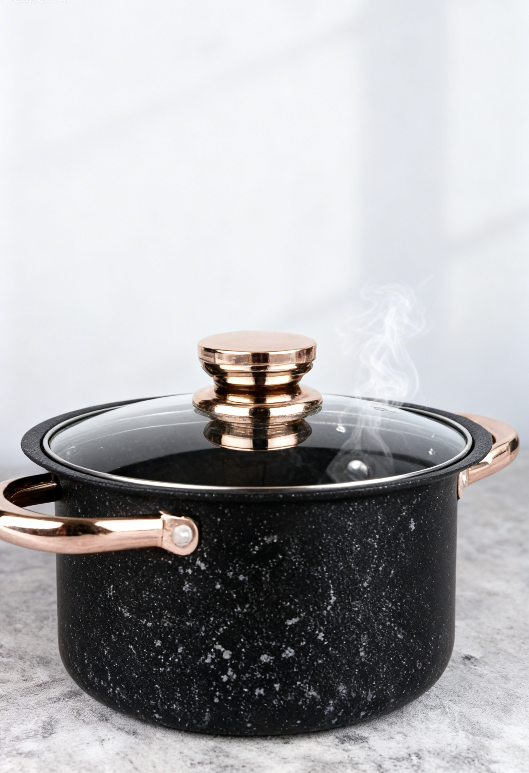 Non-stick granite coated cookware set