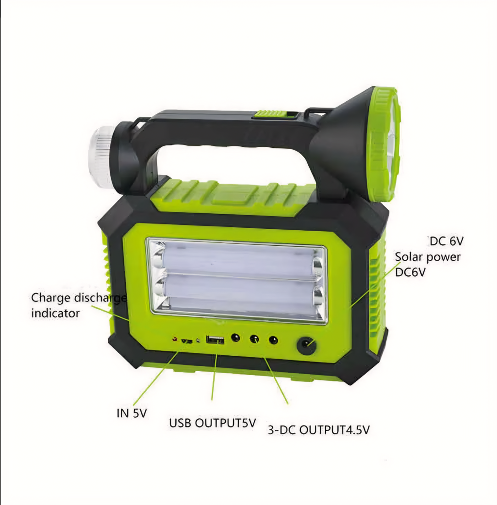 Lithium Battery Solar Energy System with Bulbs Home Lighting Phone Charger Power Station with Solar Panel for Outdoor