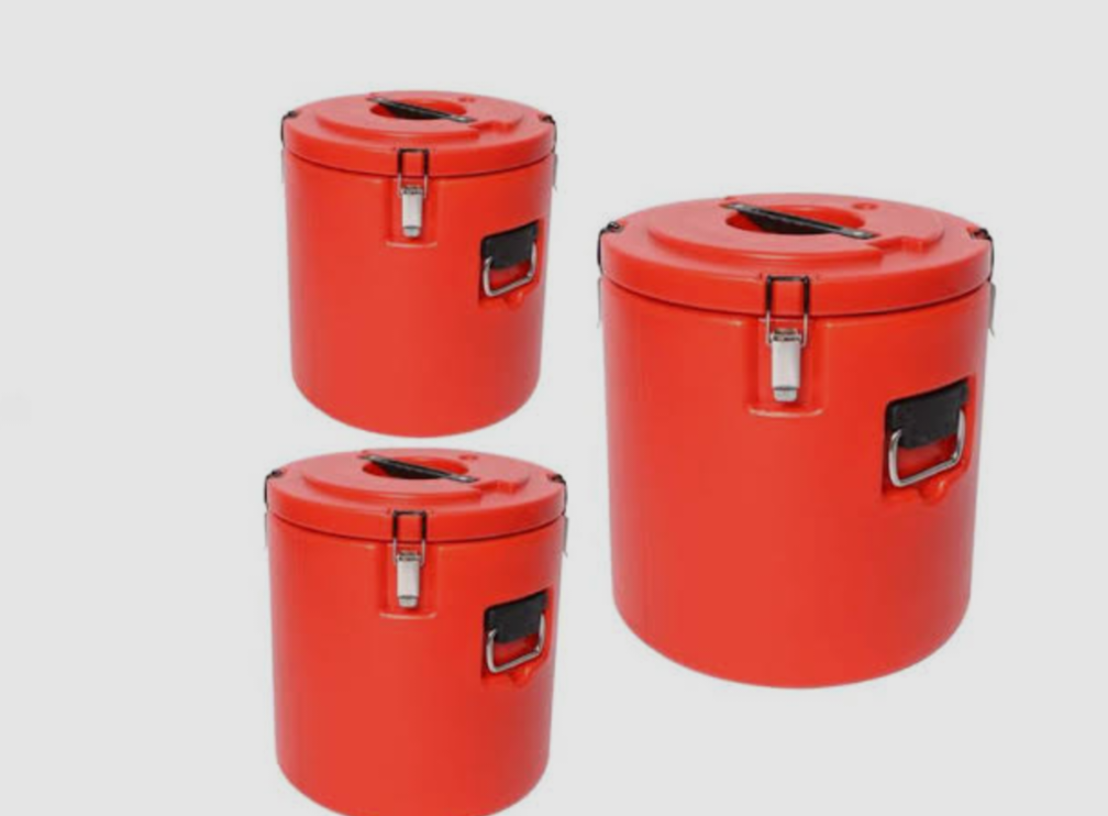 3 piece food warmer and cooler box