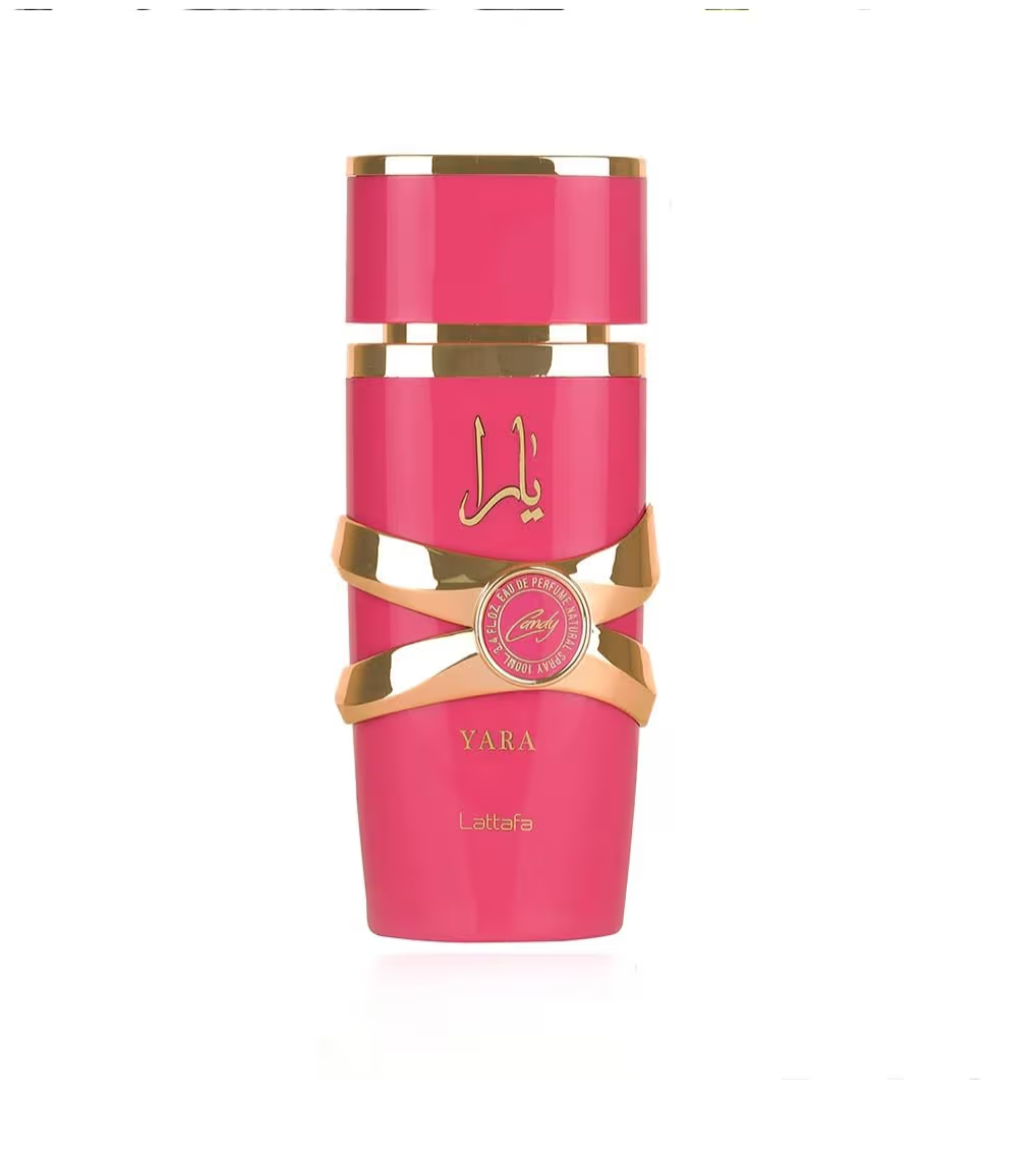 Yara Candy Perfume - Luxury Arabian UAE Women Fragrance - Vanilla Fruity Scent - Eau De Parfum Spray 100ml