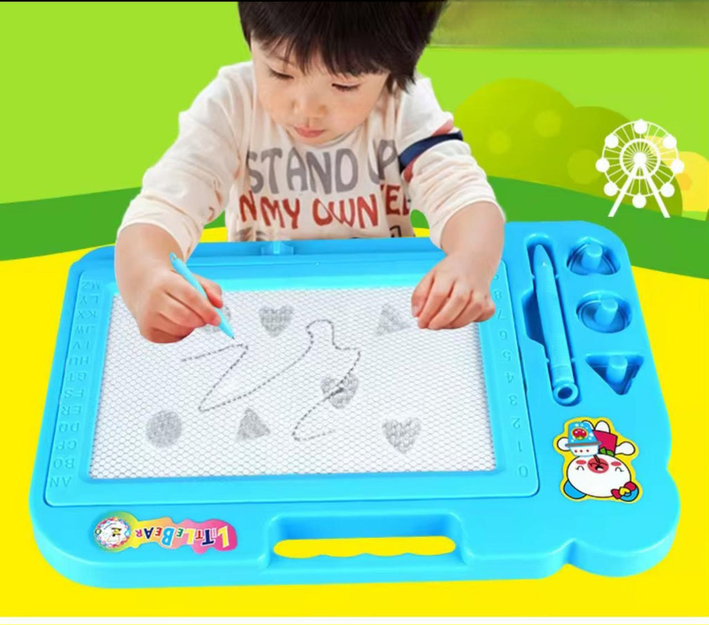 Kids magnetic, educational drawing board