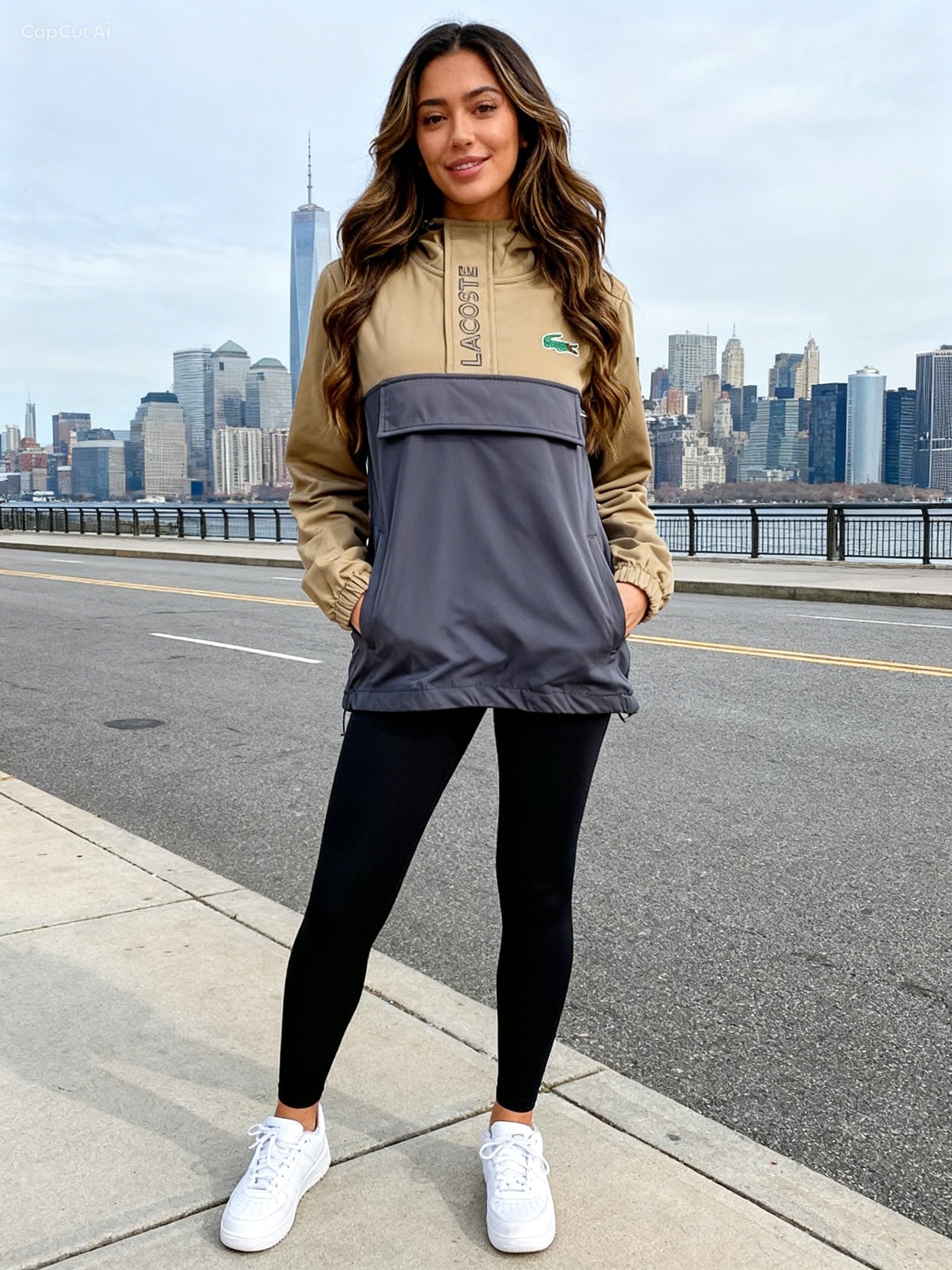 Men's hooded windbreaker Jacket