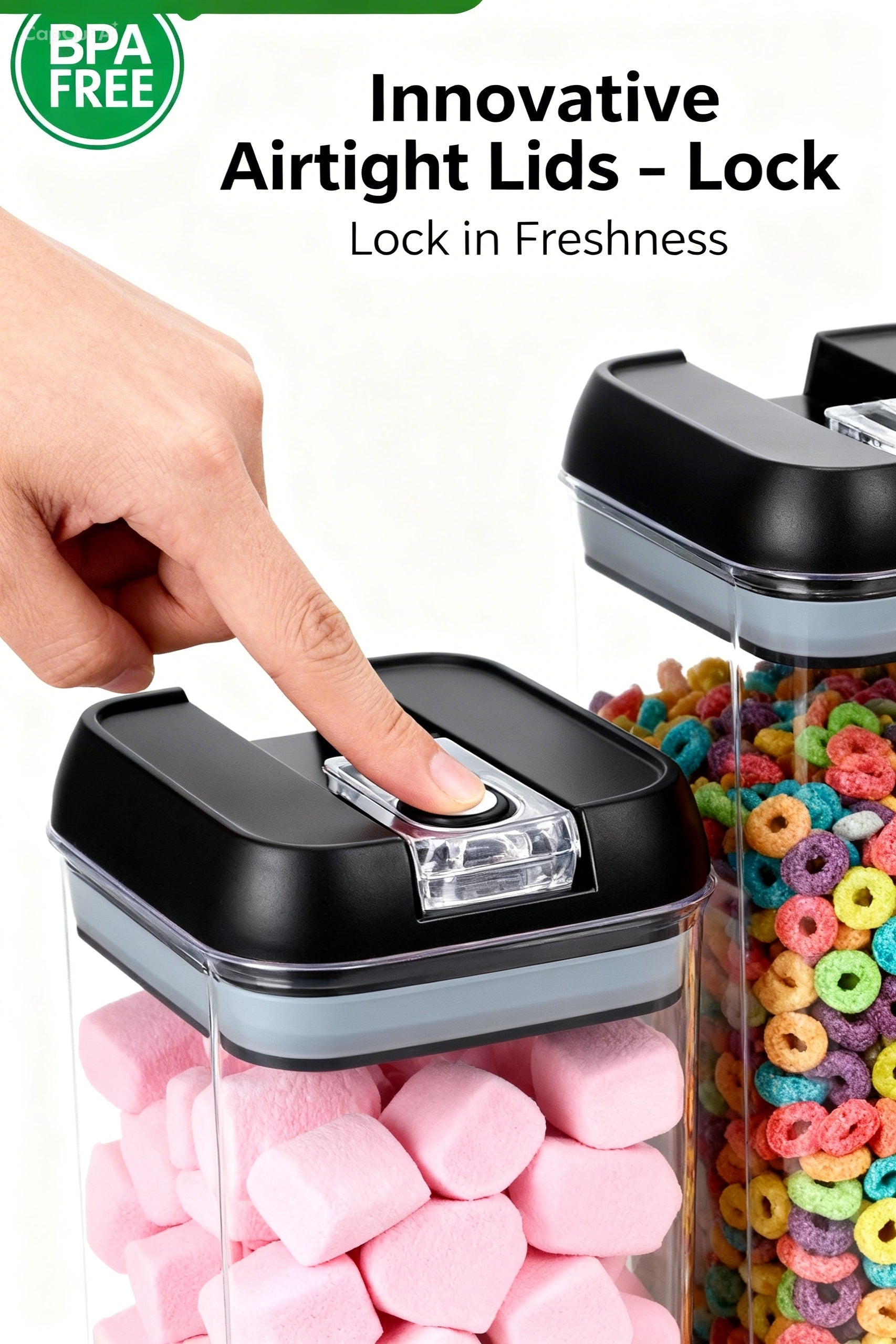 7-piece airtight food storage containers set